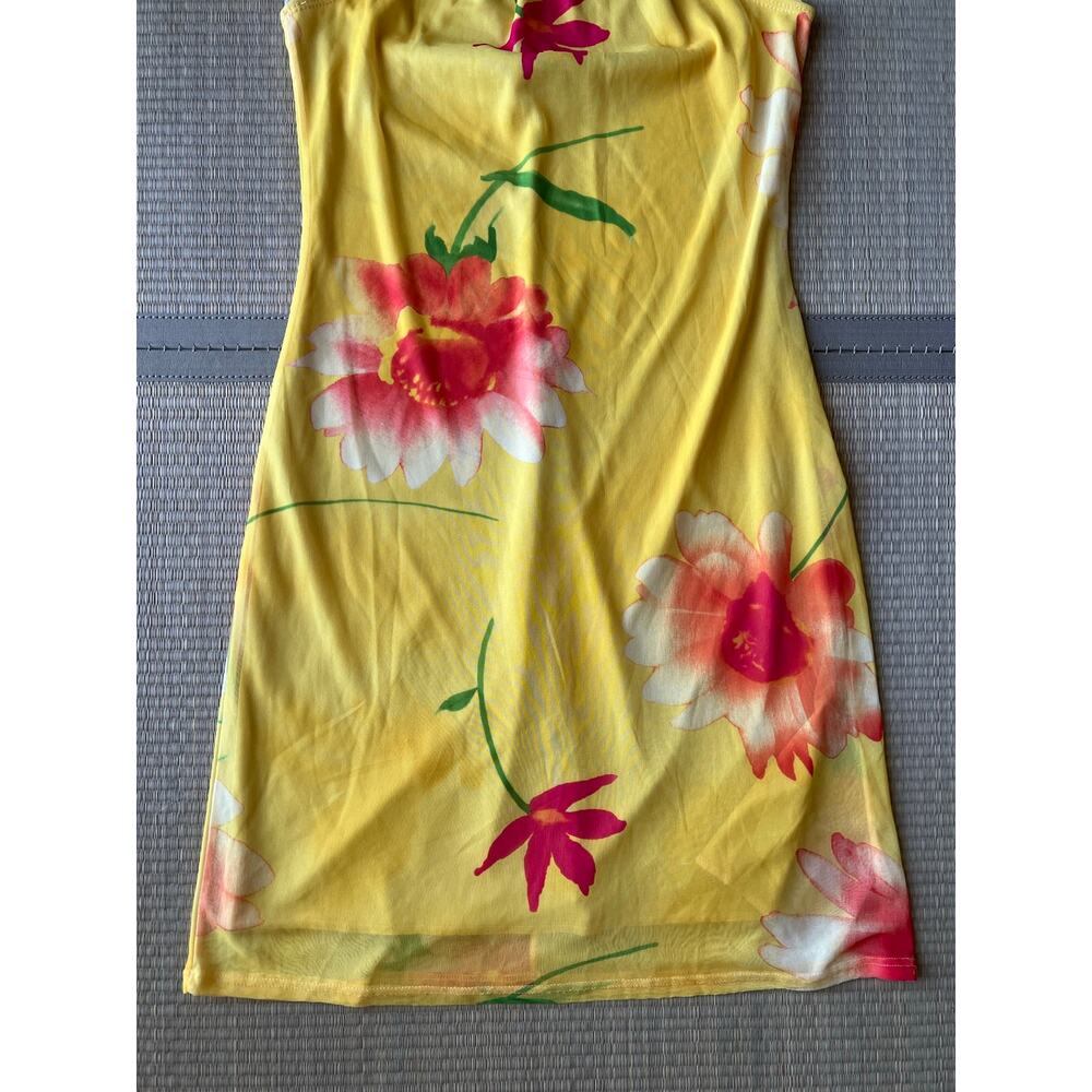 Vintage 90s Halter Mini Dress - Picture 3 of 7